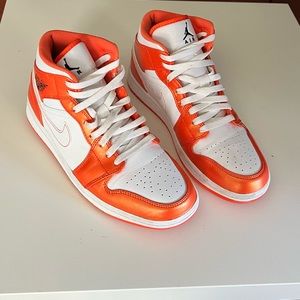 Metallic Orange Air Jordan 1 Mid